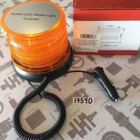 Мигалка LED (12В-24В) (RD 201-72B(72 светодиода)) оранжевая (проблесковый маяк) (БОЛТ) (ТС)